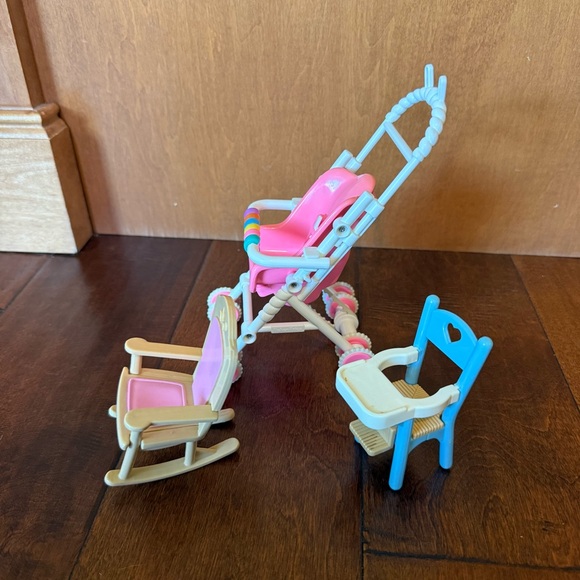 FISHER PRICE Doll Stroller and Chairs Playset - Picture 2 of 3